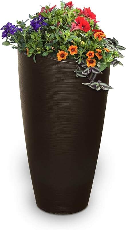 36 planter box with metal corners|36 tall outdoor planters walmart.